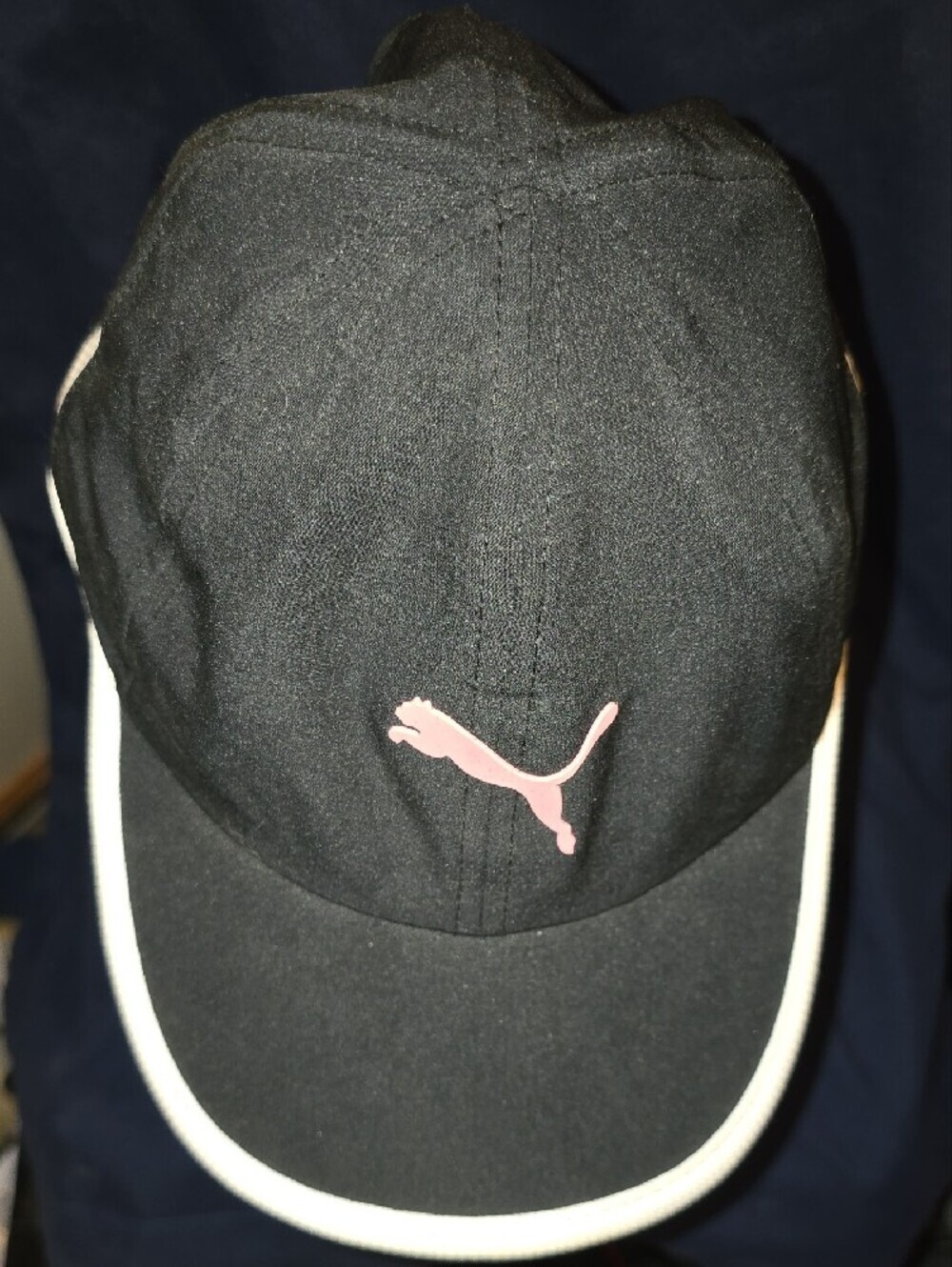 Puma Black Cap with White Logo Detailing - Picture 7 of 7